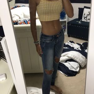 “Super Stretch” skinny jeans from American Eagle!